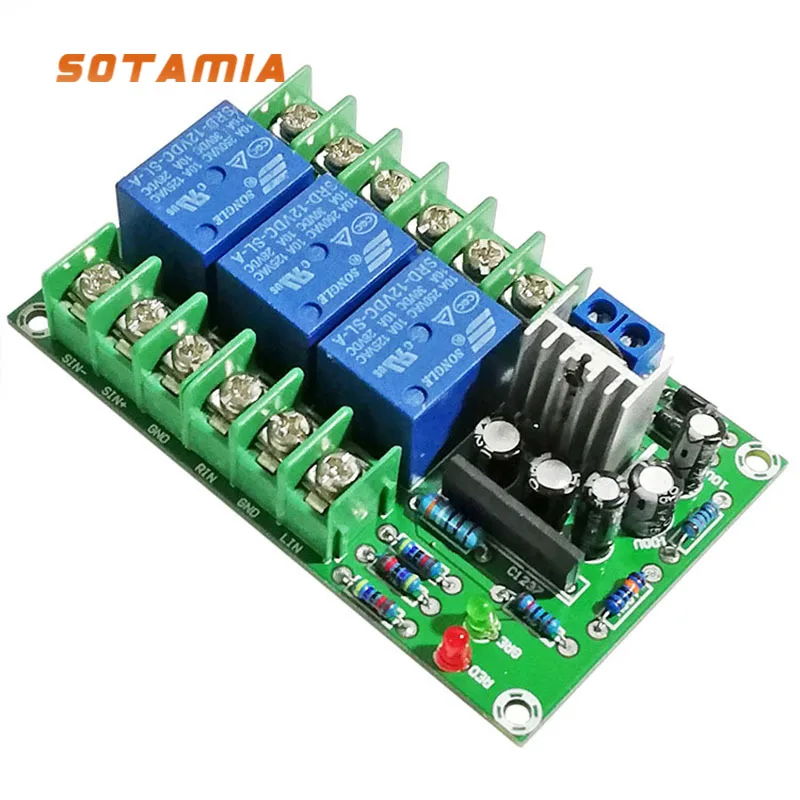 Home Cinema Amplifier - SOTAMIA 600W 2.1 Placa de Protección