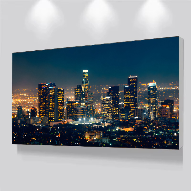 Home Cinema Wall - Póster Impreso en Lienzo con Paisaje