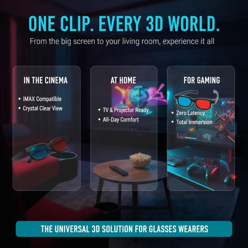 Home Cinema Gaming - 1 unidad de gafas 3D de