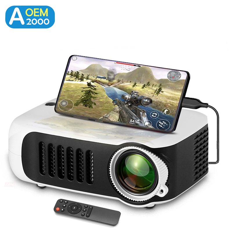 Home Cinema Gaming - Mini proyector A2000 portátil para cine
