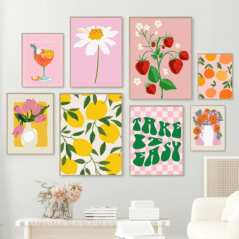 Home Cinema Wall Art - Pósteres Decorativos de Lona con Estampado