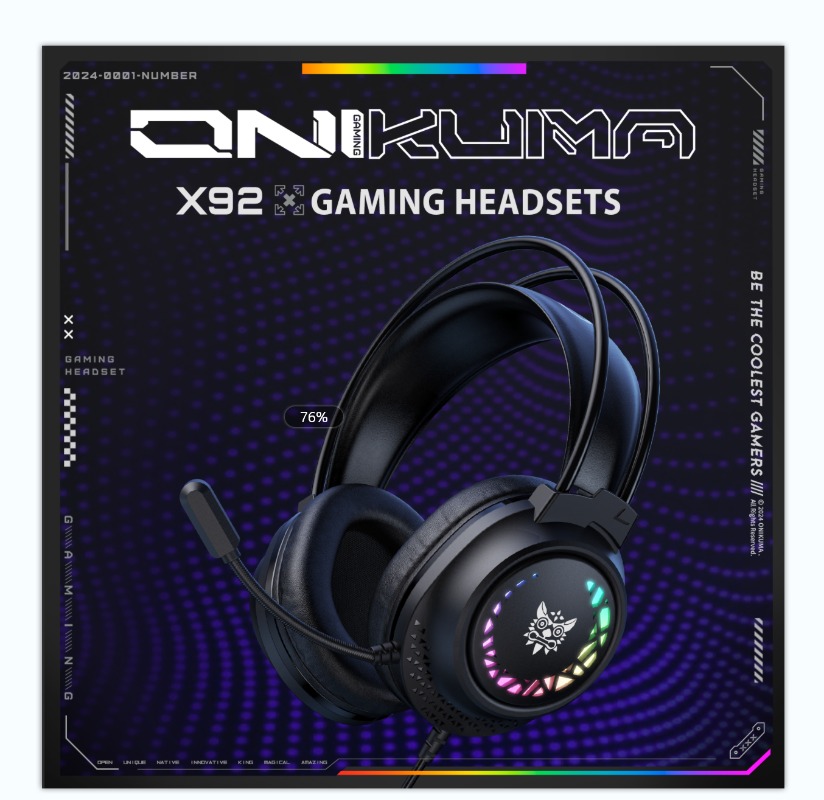 Home Cinema Headphones - Auriculares para Juegos con Cable ONIKUMA