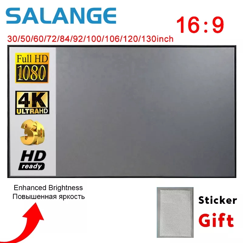 Home Cinema Blanc - Pantalla de proyector Salange, pantalla de