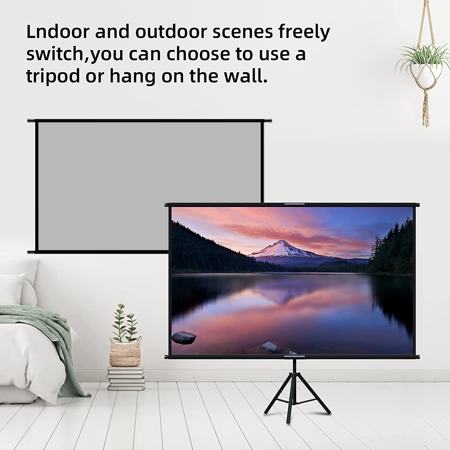 Pantalla de proyector VEIDADZ  - Home Cinema Rack reseña y precio