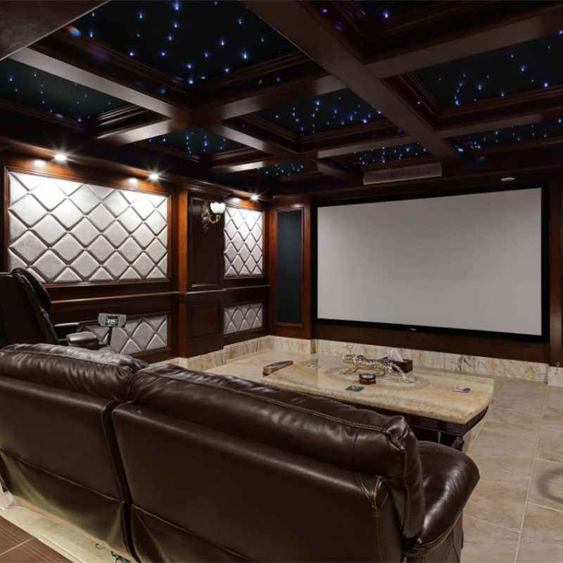 Tela de pantalla de proyección - Home Cinema Blanc reseña y precio