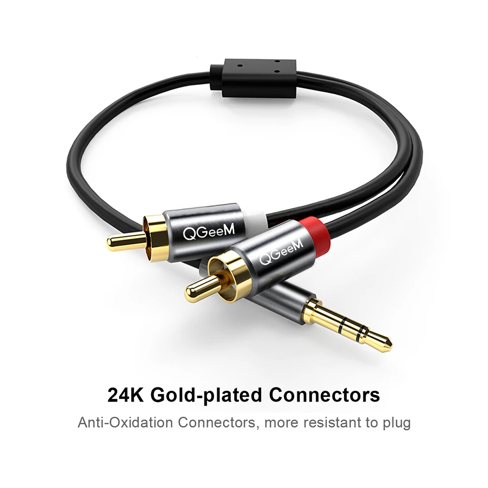 Cable RCA QGeeM 2RCA a 3.5mm,  - Home Cinema Amplifier reseña y precio