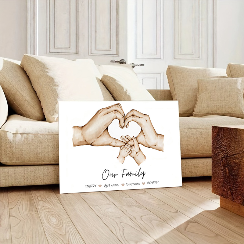 Póster personalizado de mano f - Home Cinema Wall Art reseña y precio