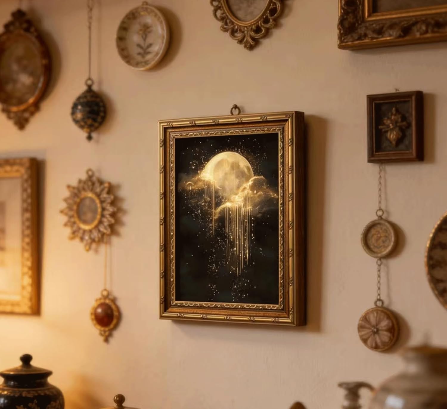 Cuadro Antiguo con Marco, Arte - Home Cinema Wall Art reseña y precio