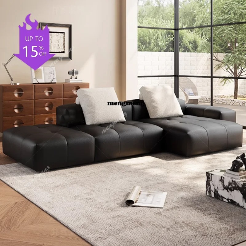 Sofá Nórdico de Cuero Comprimi - Home Cinema Furniture reseña y precio