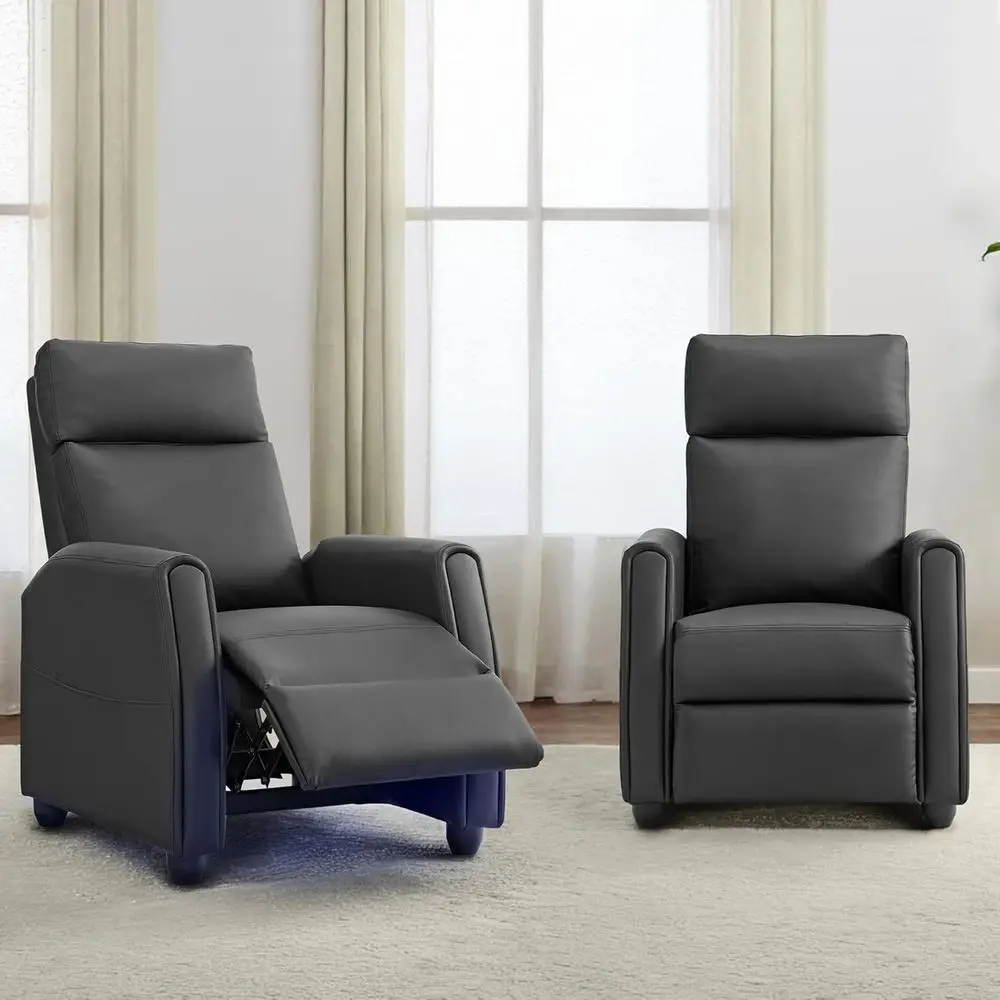 Sillón Reclinable de Cuero Sin - Home Cinema Rack reseña y precio