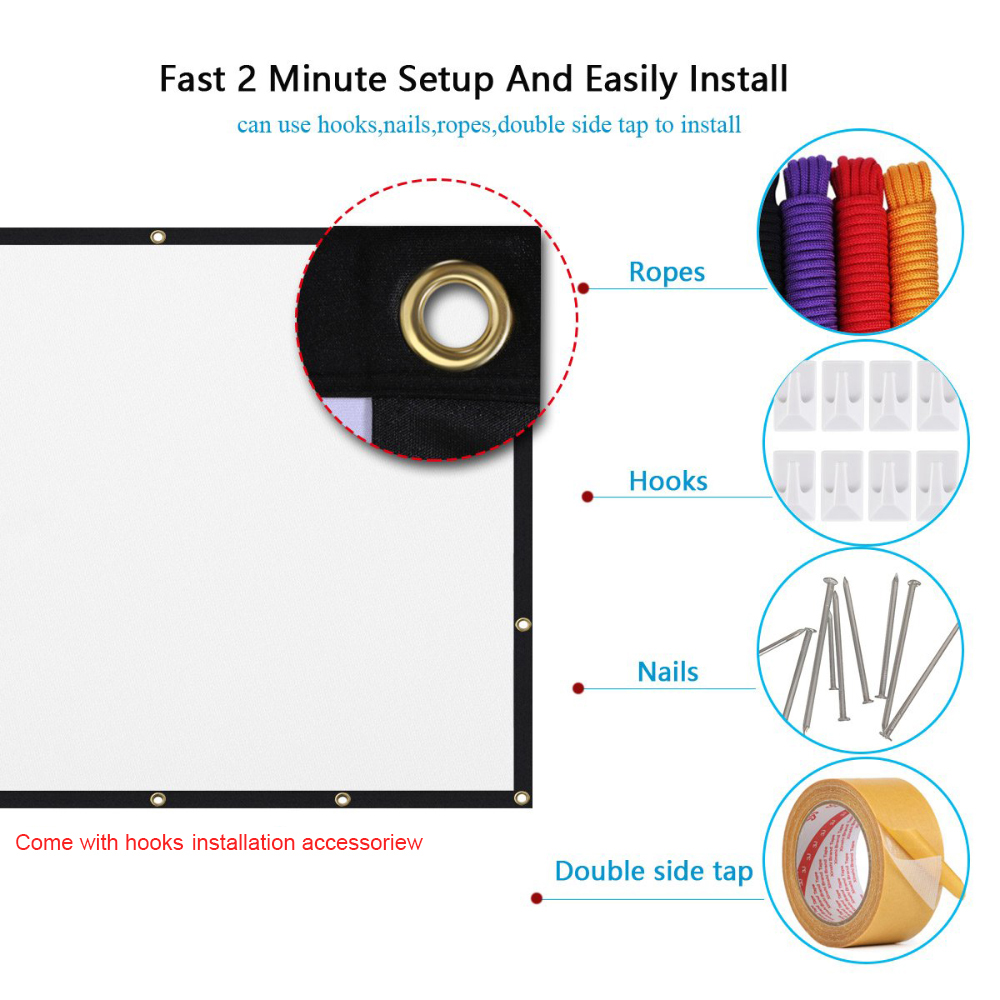 Salange pantalla proyector por - Home Cinema Blanc reseña y precio