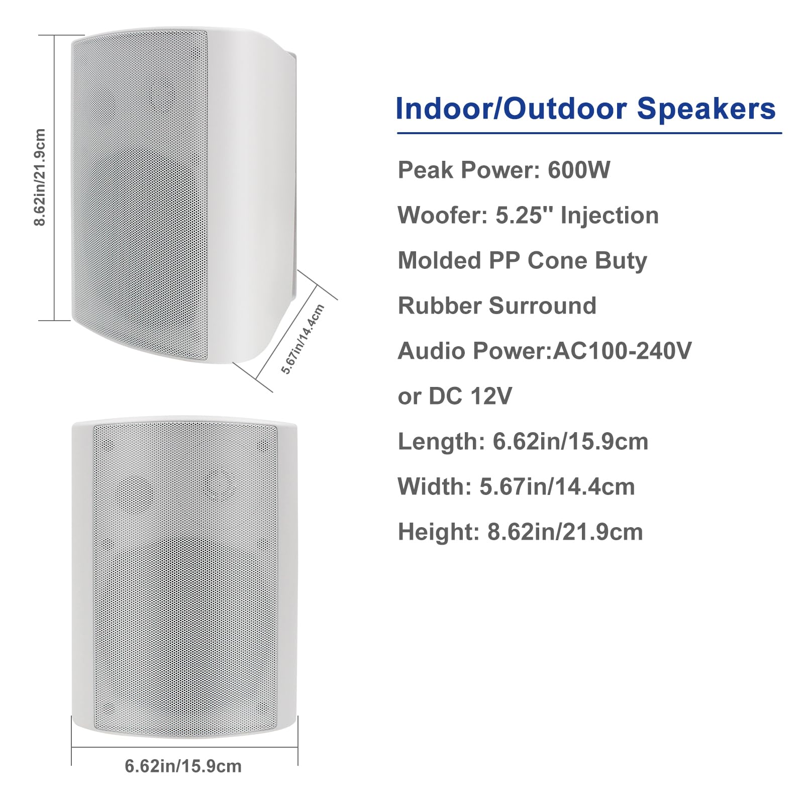 STUDIOFINIX 4 Uds 5,25 pulgada - Home Cinema Blanc reseña y precio