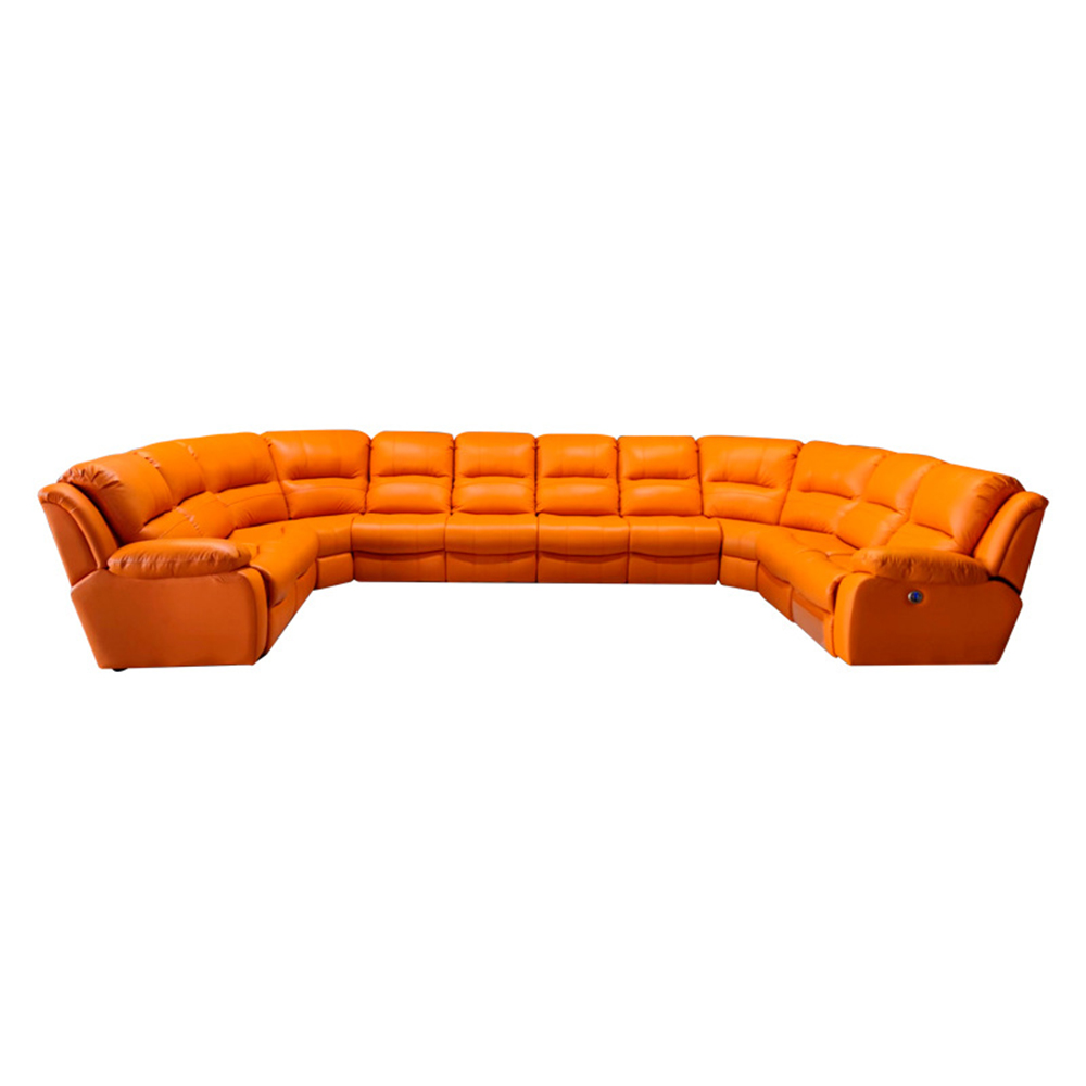 Sofá reclinable seccional de g - Home Cinema Furniture reseña y precio