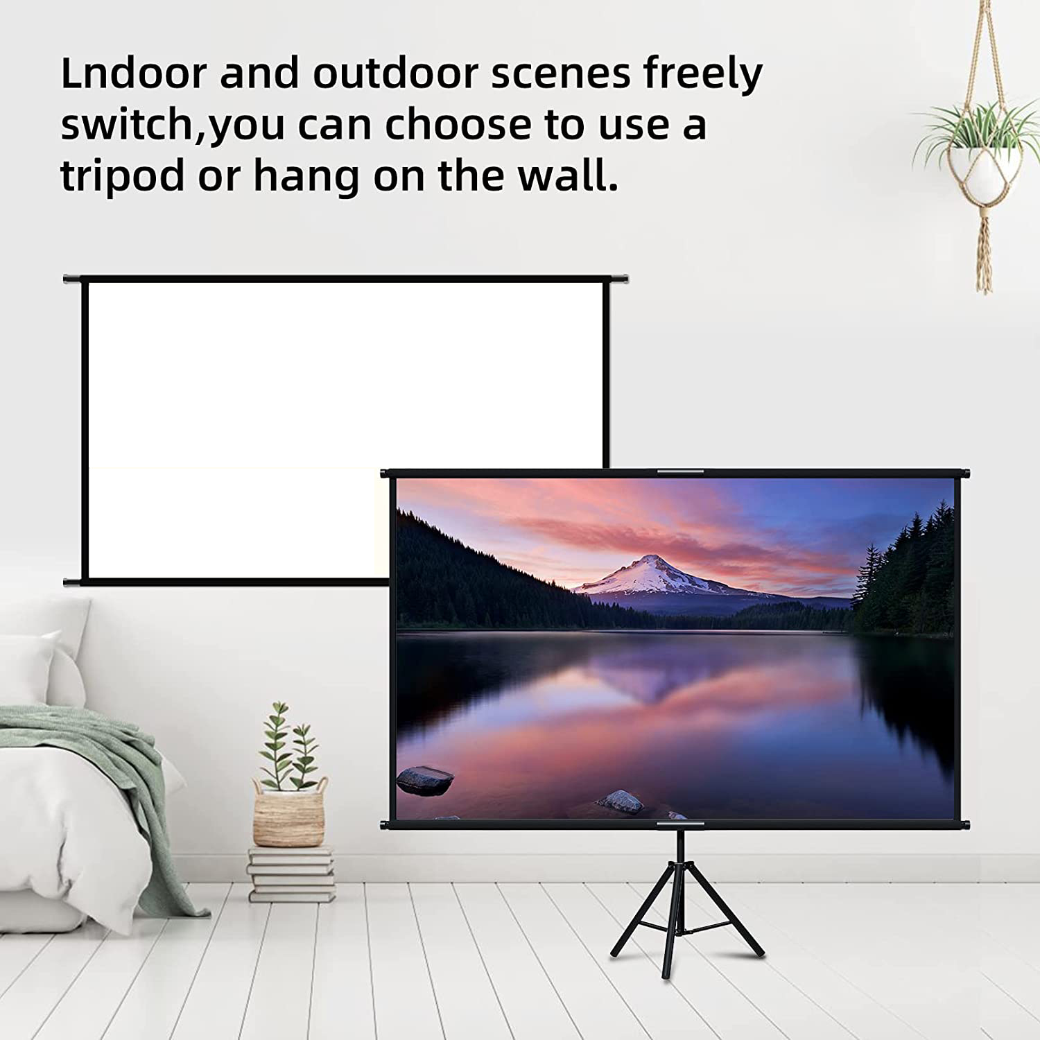 Pantalla de proyector VEIDADZ  - Home Cinema Blanc reseña y precio