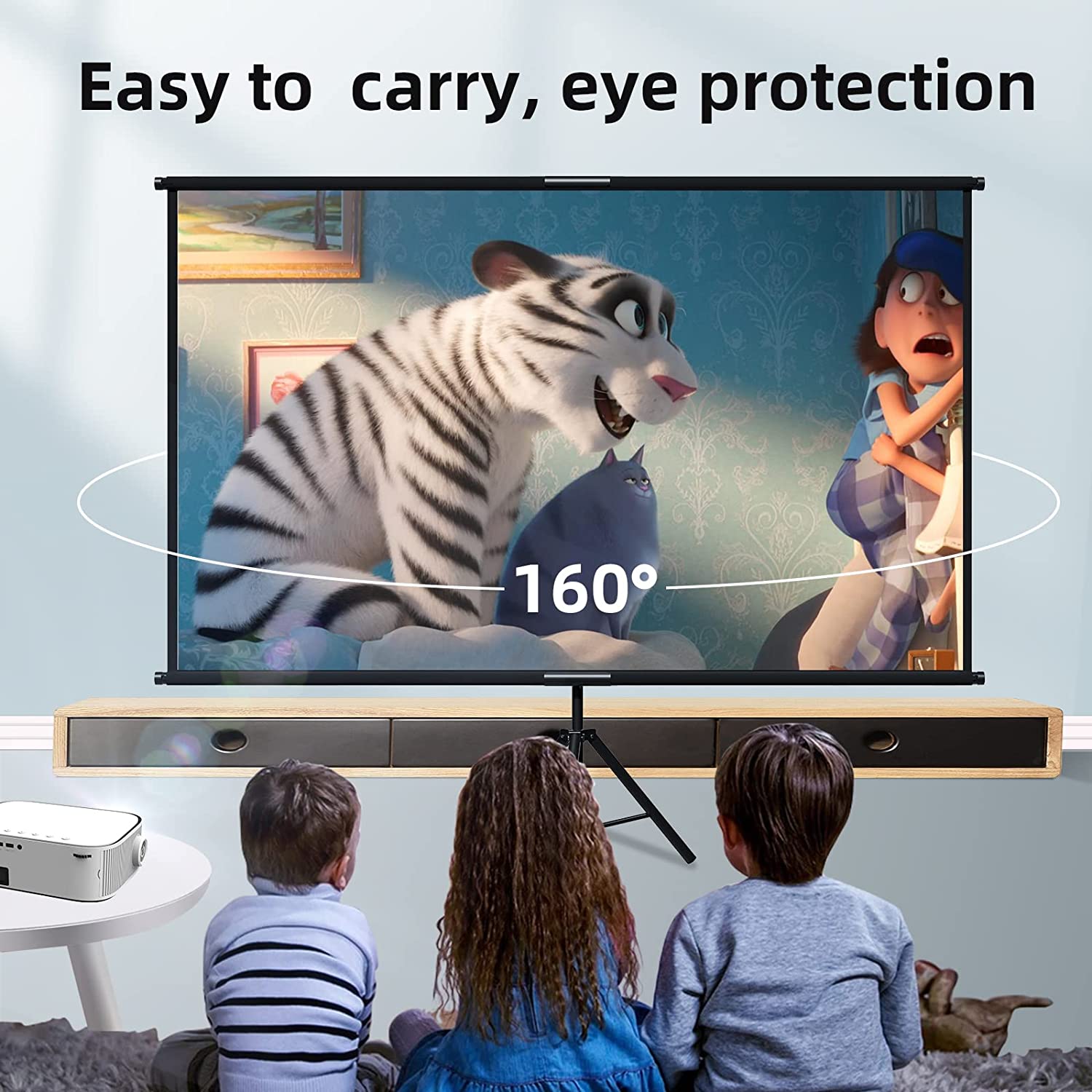 Pantalla de proyector VEIDADZ  - Home Cinema Blanc reseña y precio