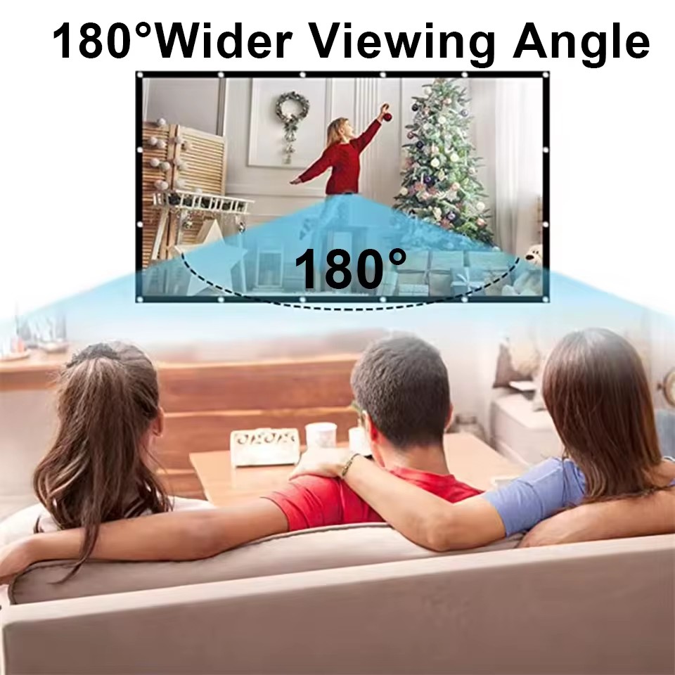 Pantalla de proyección portáti - Home Cinema Blanc reseña y precio