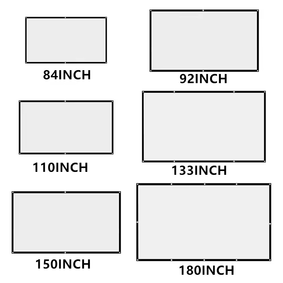 Pantalla de proyección portáti - Home Cinema Blanc reseña y precio