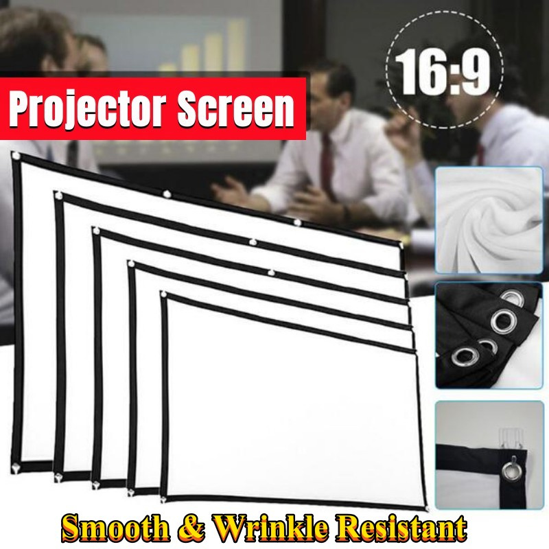 Pantalla de Proyección Portáti - Home Cinema Blanc reseña y precio