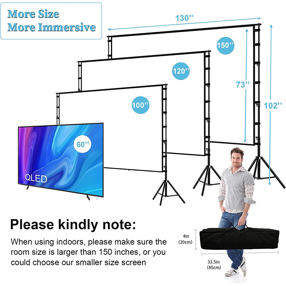 VEIDADZ-Pantalla de proyector  - Home Cinema Rack reseña y precio