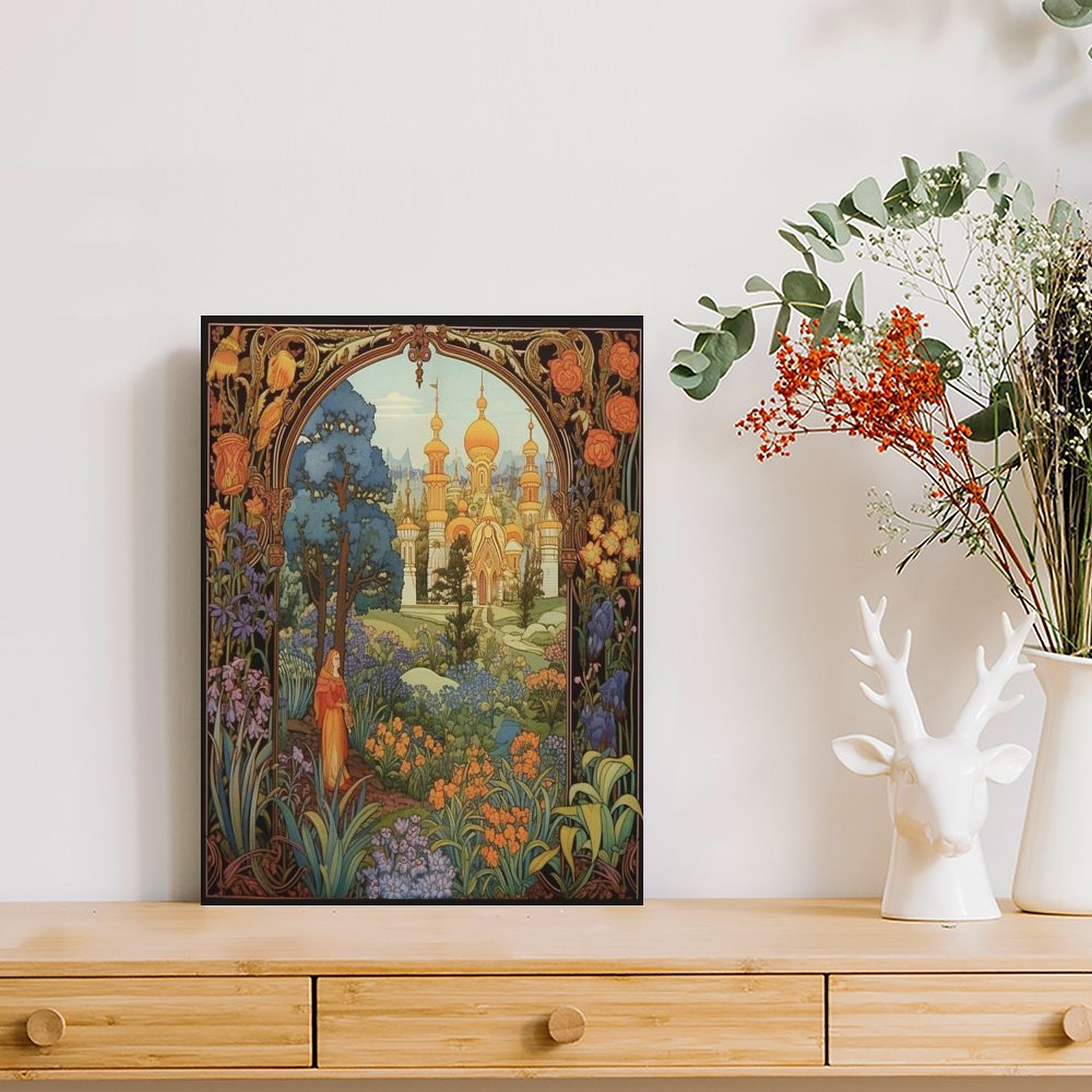 Vasilisa la hermosa en la caba - Home Cinema Wall reseña y precio