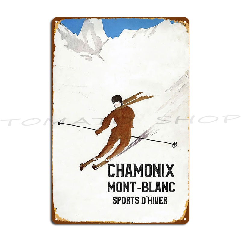 Póster de viaje vintage de Cha - Home Cinema Blanc reseña y precio