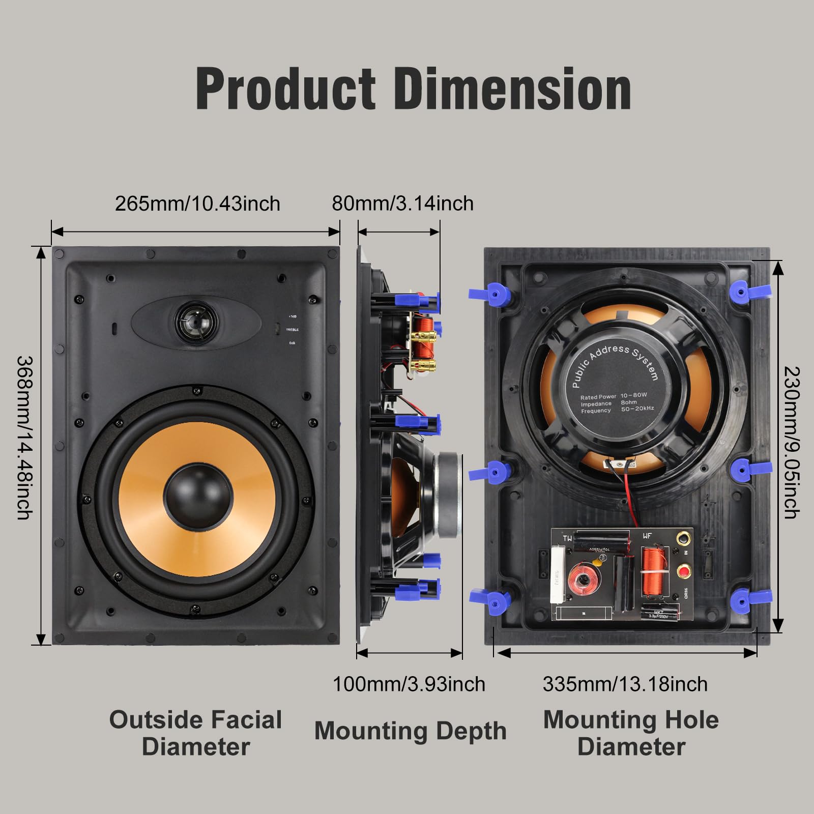 STUDIOFINIX Altavoces de Pared - Home Cinema Rack reseña y precio