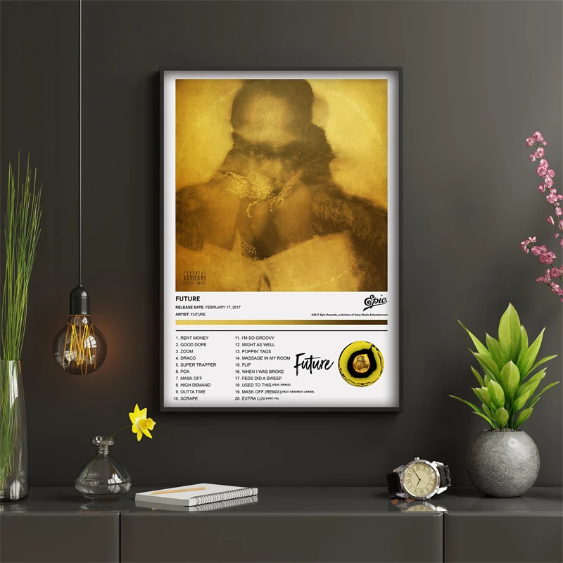 Rapero Hip Hop Rock HONEST THE - Home Cinema Wall Art reseña y precio