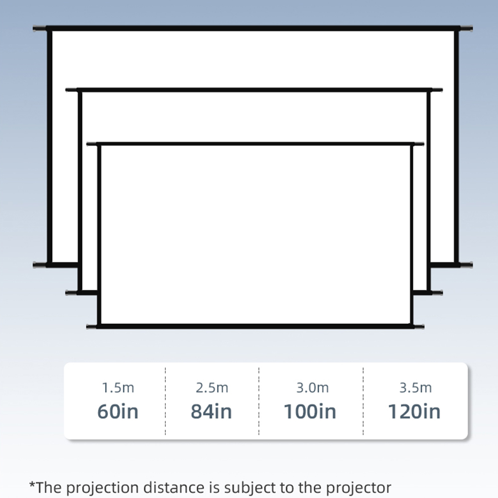 VEIDADZ-Pantalla de proyector  - Home Cinema Blanc reseña y precio