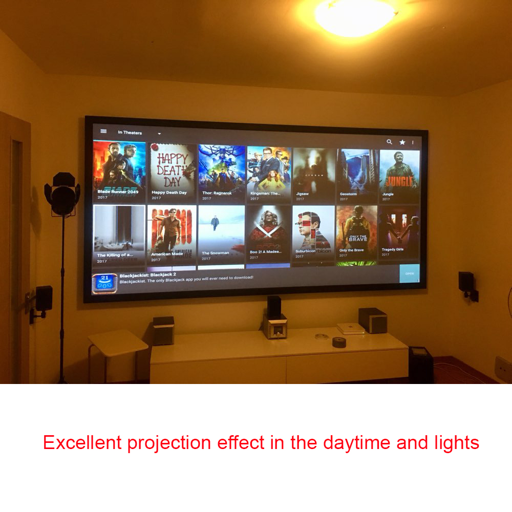 Pantalla de proyector Salange, - Home Cinema Blanc reseña y precio