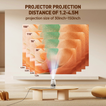 Proyector Portátil Compatible  - Home Cinema Rack reseña y precio