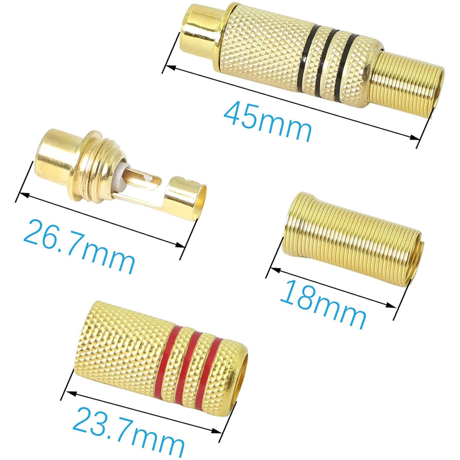 Conector de Audio y Video RCA  - Home Cinema Amplifier reseña y precio