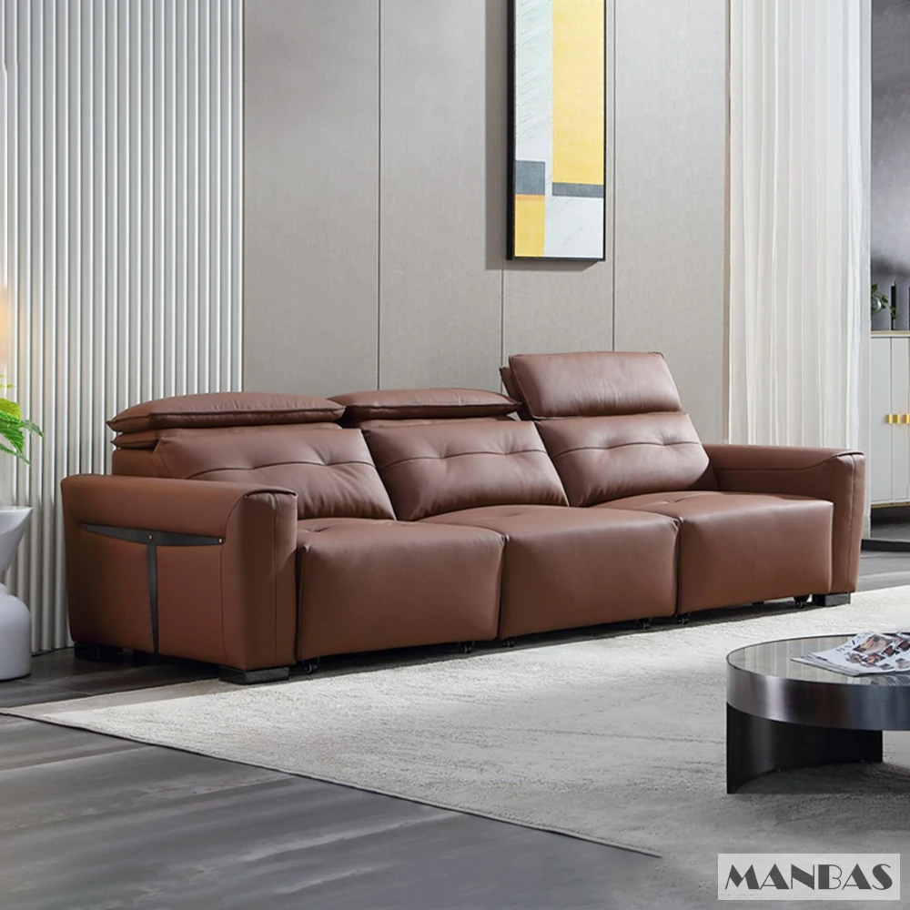 Sofá Cama Eléctrico de Cuero G - Home Cinema Furniture reseña y precio