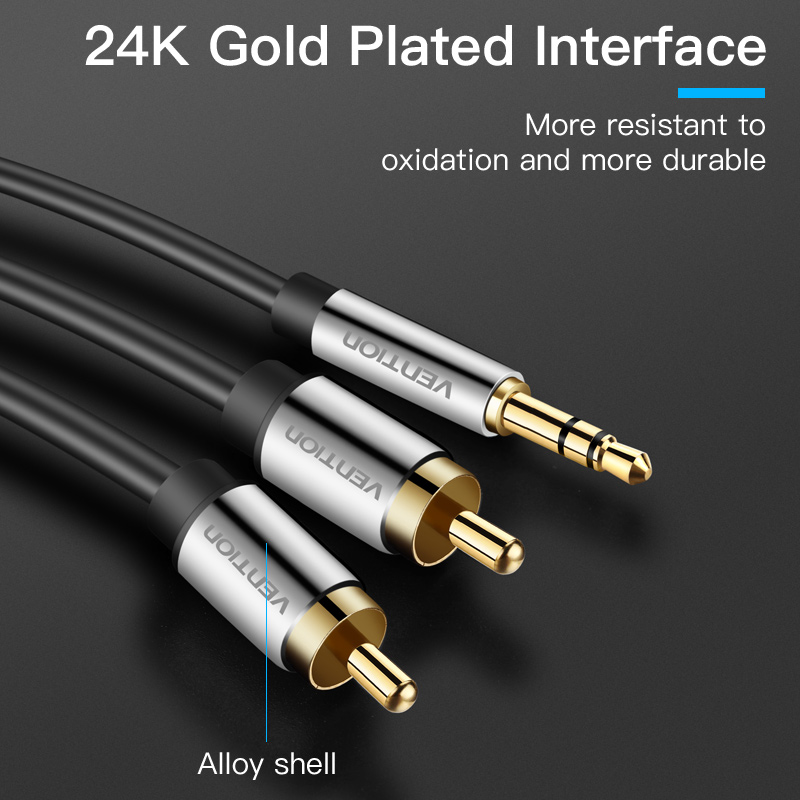 Vention Cable RCA 3,5 a 2rca c - Home Cinema Amplifier reseña y precio