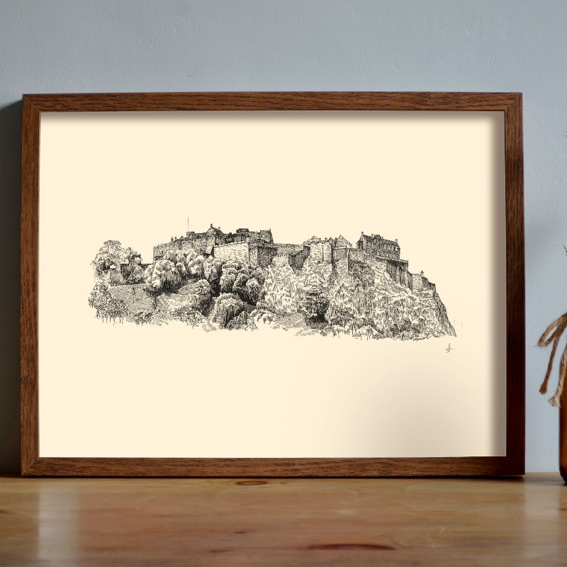 Póster Vintage del Castillo de - Home Cinema Wall reseña y precio