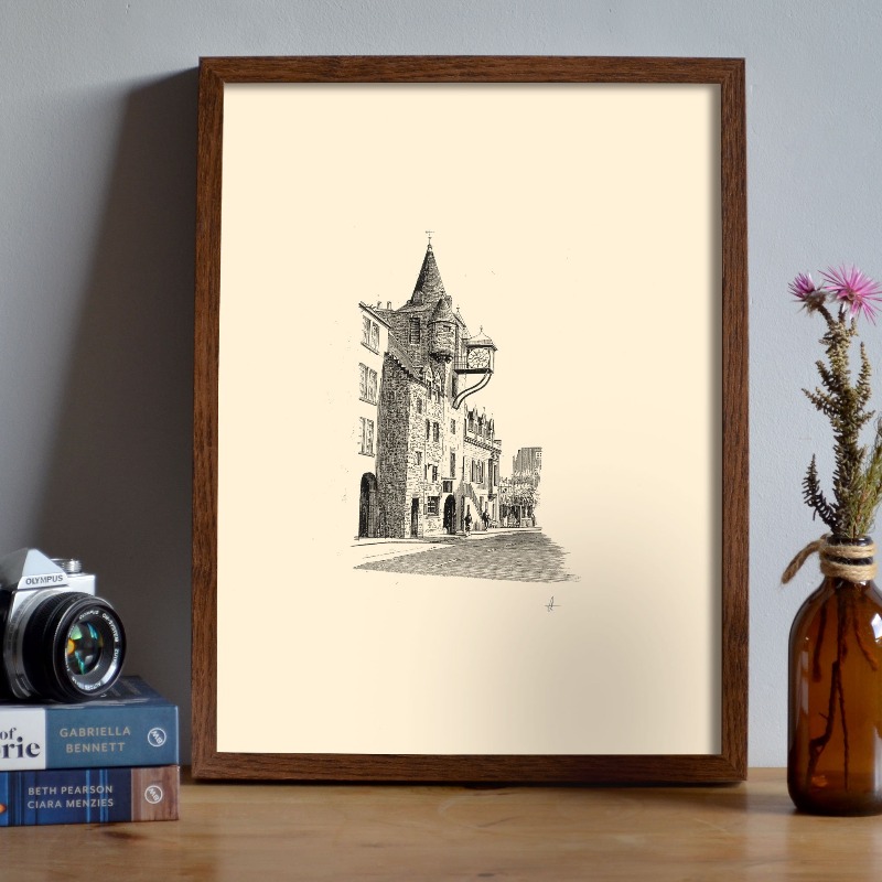 Póster Vintage del Castillo de - Home Cinema Wall reseña y precio